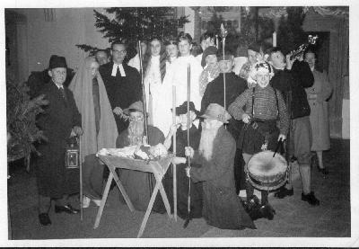 Fr vergrssertes Bild vom Krippenspiel 1962: Hier klicken